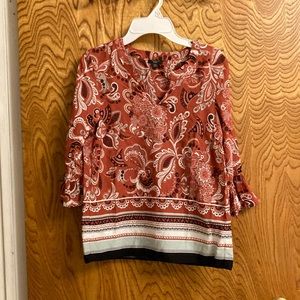 Ann Taylor Factory flowy blouse